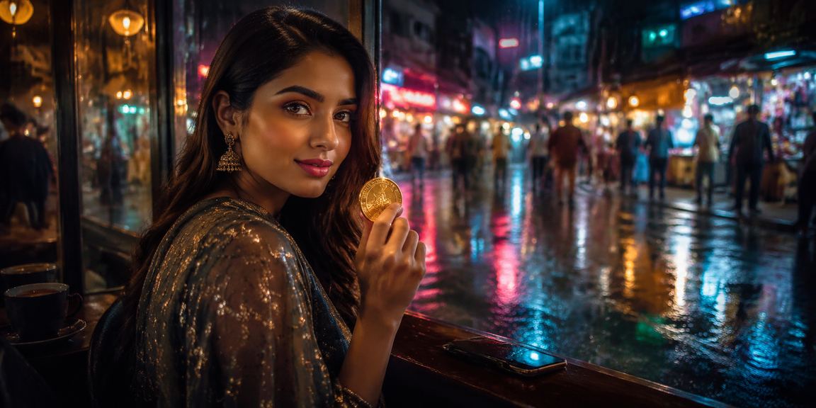 The deposit process under neon lights in Rangpur